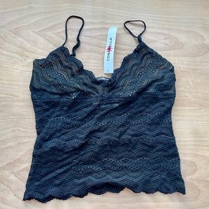 Lot NWT Cosabella Black Ceylon Cami & NWOT Cosabella Black and Berry Bralettes M